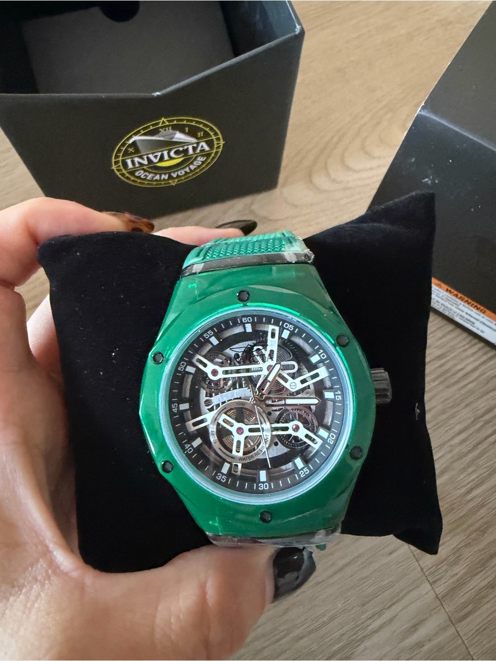 NEW Invicta speedway piston Watch - Green- 45mm